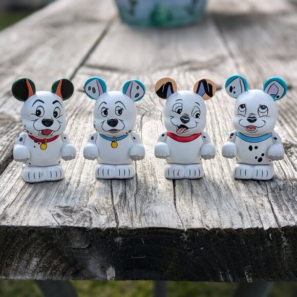 101 Dalmatians Vinylmation Action Figure Bundle of 4 Set - Picture 1 of 13